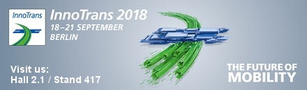 Visit us at Hall 2.1 Stand 417 - Innotrans 2018